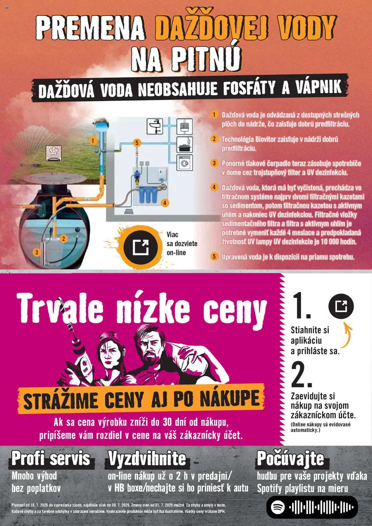 Hornbach leták │ platný od 16.07.2025 | Strana: 8 | Produkty: Čerpadlo, Voda