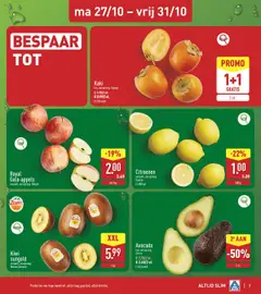 Aldi folder week 44 - Voorbeeld van een folder van Aldi, geldig van 27.10.2025 | Pagina: 3 | Producten: Kiwi, Avocado