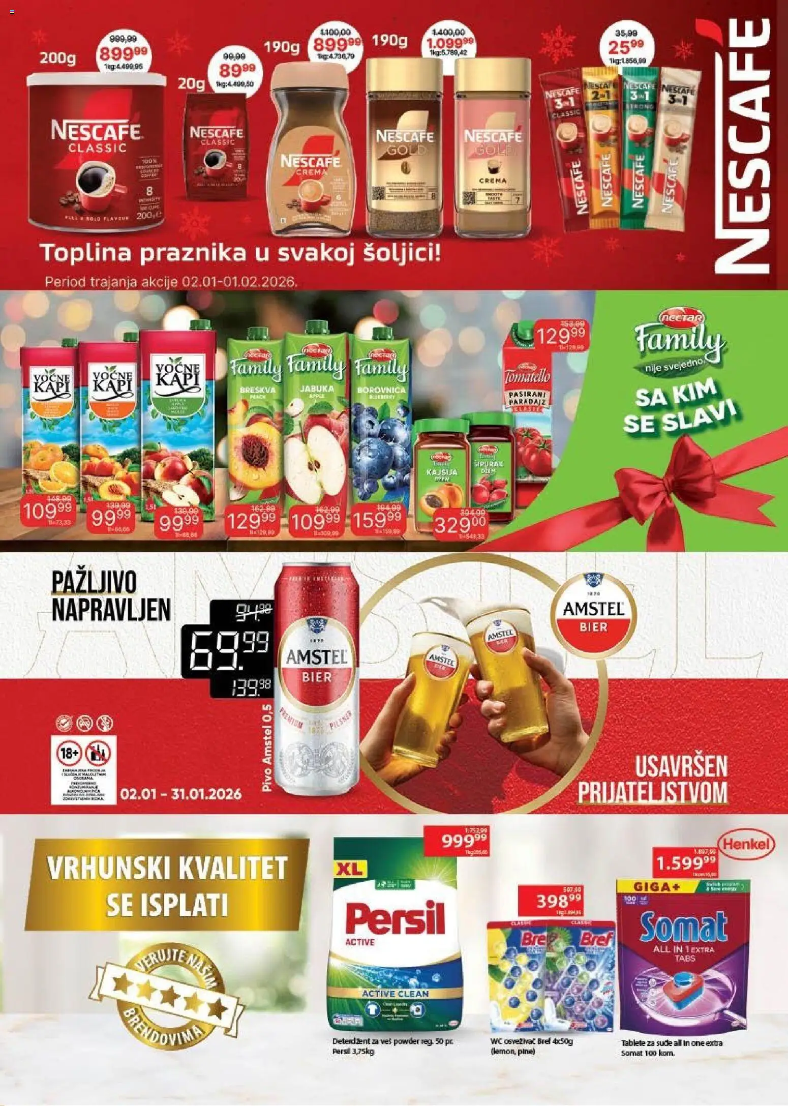 Univerexport katalog - važi od 05.01.2026 | Strana: 21 | Proizvode: Amstel, Wc, Pivo, Nescafé