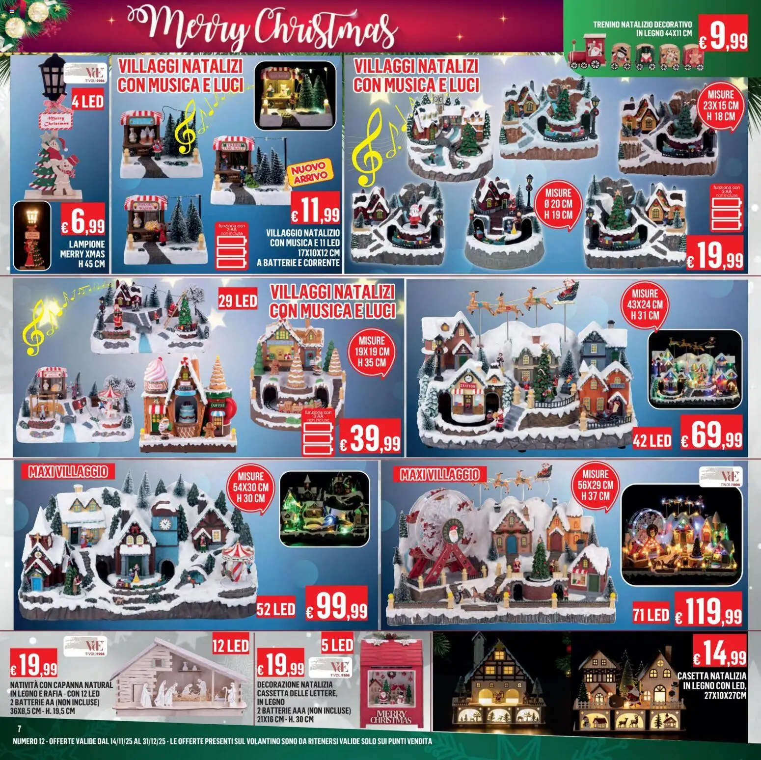 Volantino Satur del 14.11.2025 | Pagina: 7 | Prodotti: Lampione, Batterie