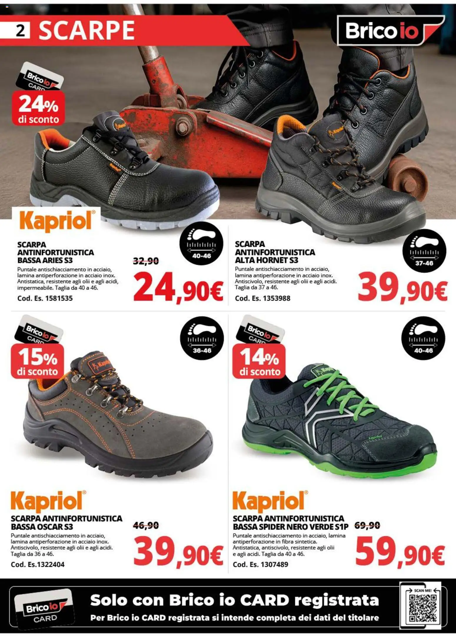 Volantino Brico io del 20.10.2025 | Pagina: 2 | Prodotti: Scarpe