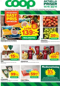 Coop - erbjudanden - Förhandsvisning av reklamblad från butik Coop aktuell från 17.11.2025