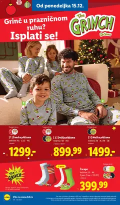 Čarape, Veličine: 35-46, 3 para (1 par = 133,33) - pregled Lidl kataloga - važi od 11.12.2025 | Strana: 88 | Proizvode: Muška pidžama, Čarape, Pidžama