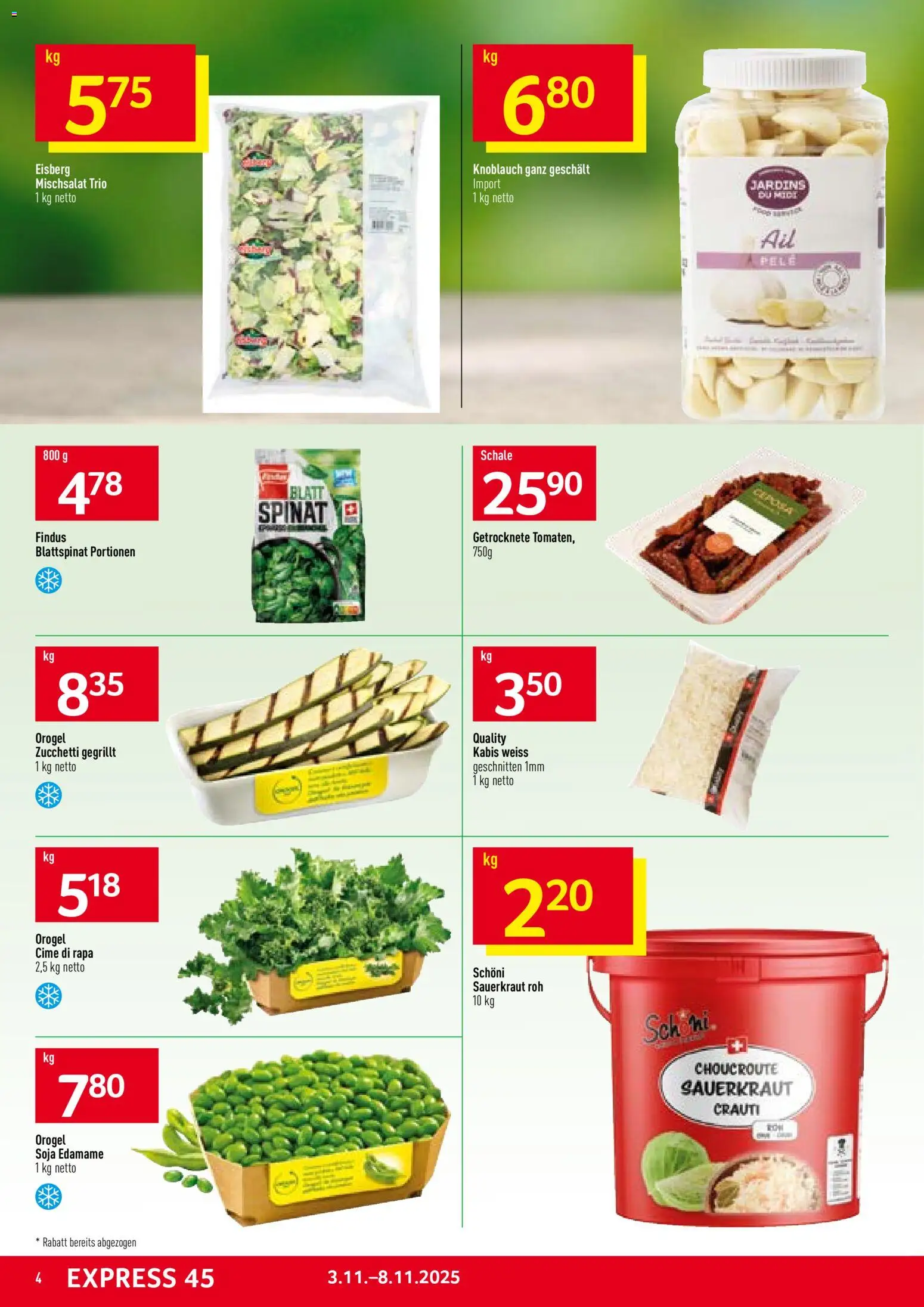 Prodega Aktionen – gültig ab 03.11.2025 | Seite: 4 | Produkte: Knoblauch