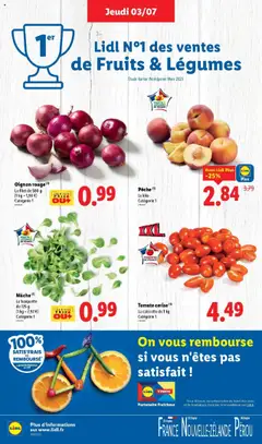  | Page: 2 | Produits: Pêche, Mâche, Oignon, Tomates