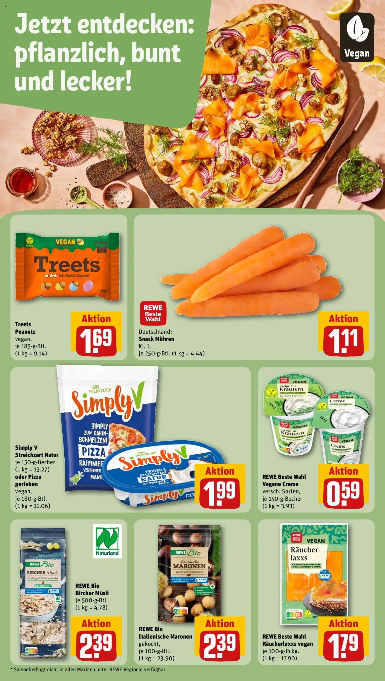 Rewe ihr Kaufpark Prospekt 	 – gültig ab 26.01.2026 | Seite: 13 | Produkte: Musli, Creme, Mohren, Pizza