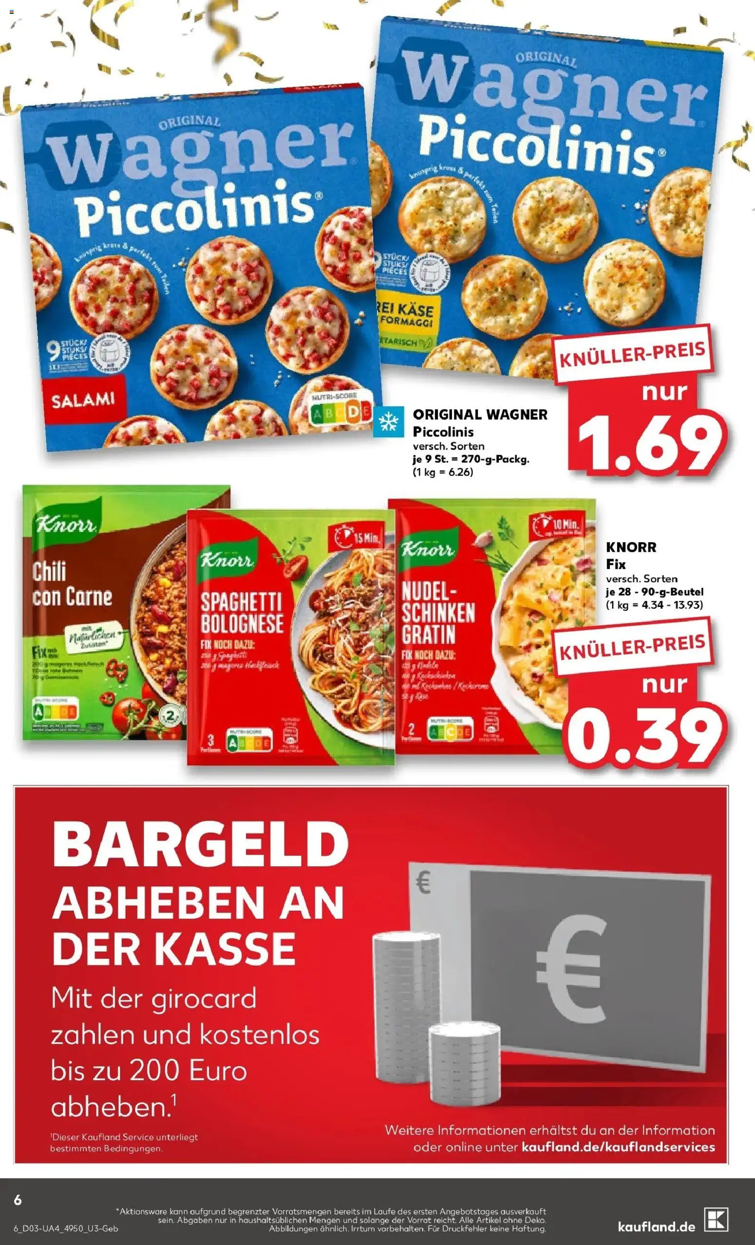 Kaufland prospekt Freiburg Im Breisgau	 – gültig ab 15.01.2026 | Seite: 6 | Produkte: Chili, Pasta, Salami, Schinken