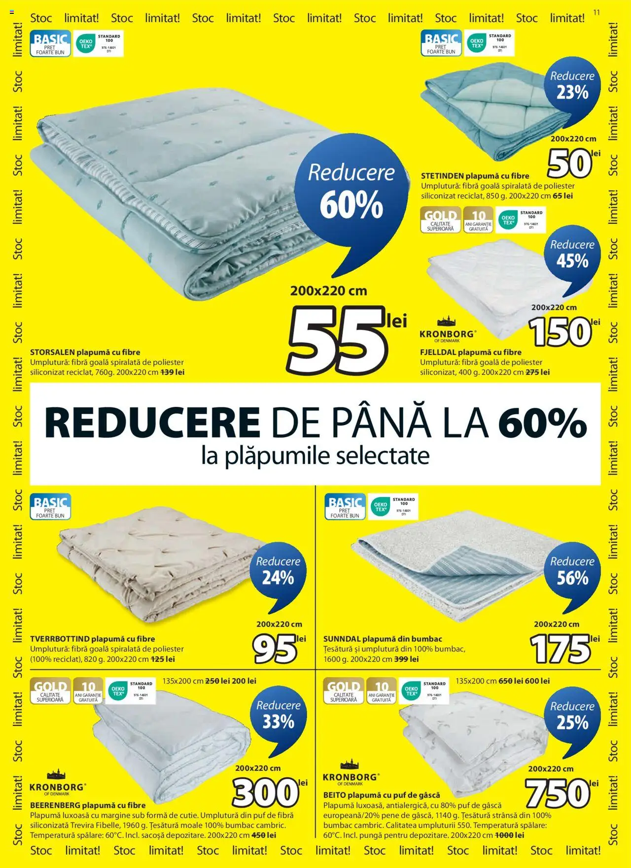 Catalog JYSK – valabil de la 04.08.2025 | Pagină: 11 | Produse: Pungă, Plapumă