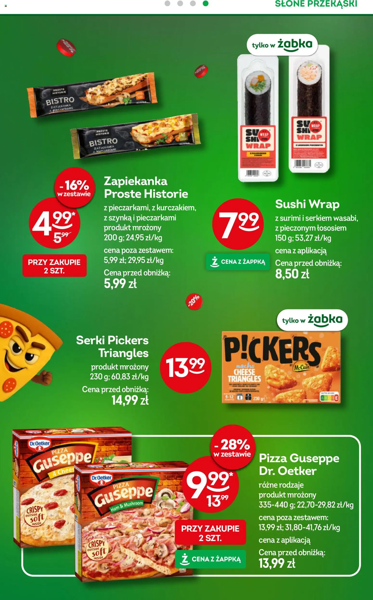 Żabka Black Friday od 19.11.2025 | Strona: 20 | Produkty: Surimi, Zapiekanka, Sushi, Pizza