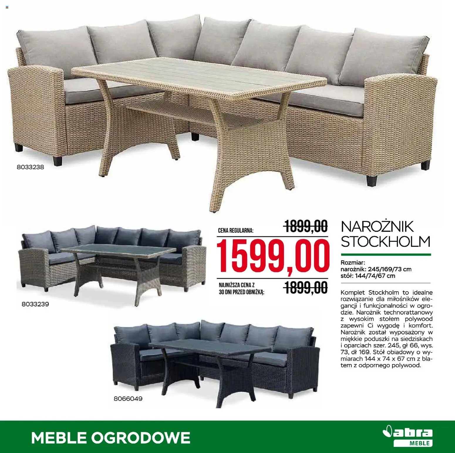 Abra meble gazetka od 24.04.2026 | Strona: 13 | Produkty: Stół, Meble ogrodowe