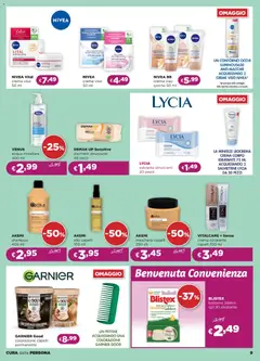 Anteprima del volantino Volantino La Saponeria  valido a partire dal 26.02.2026 | Pagina: 9 | Prodotti: Balsamo, Pettine, Olio, Trucco