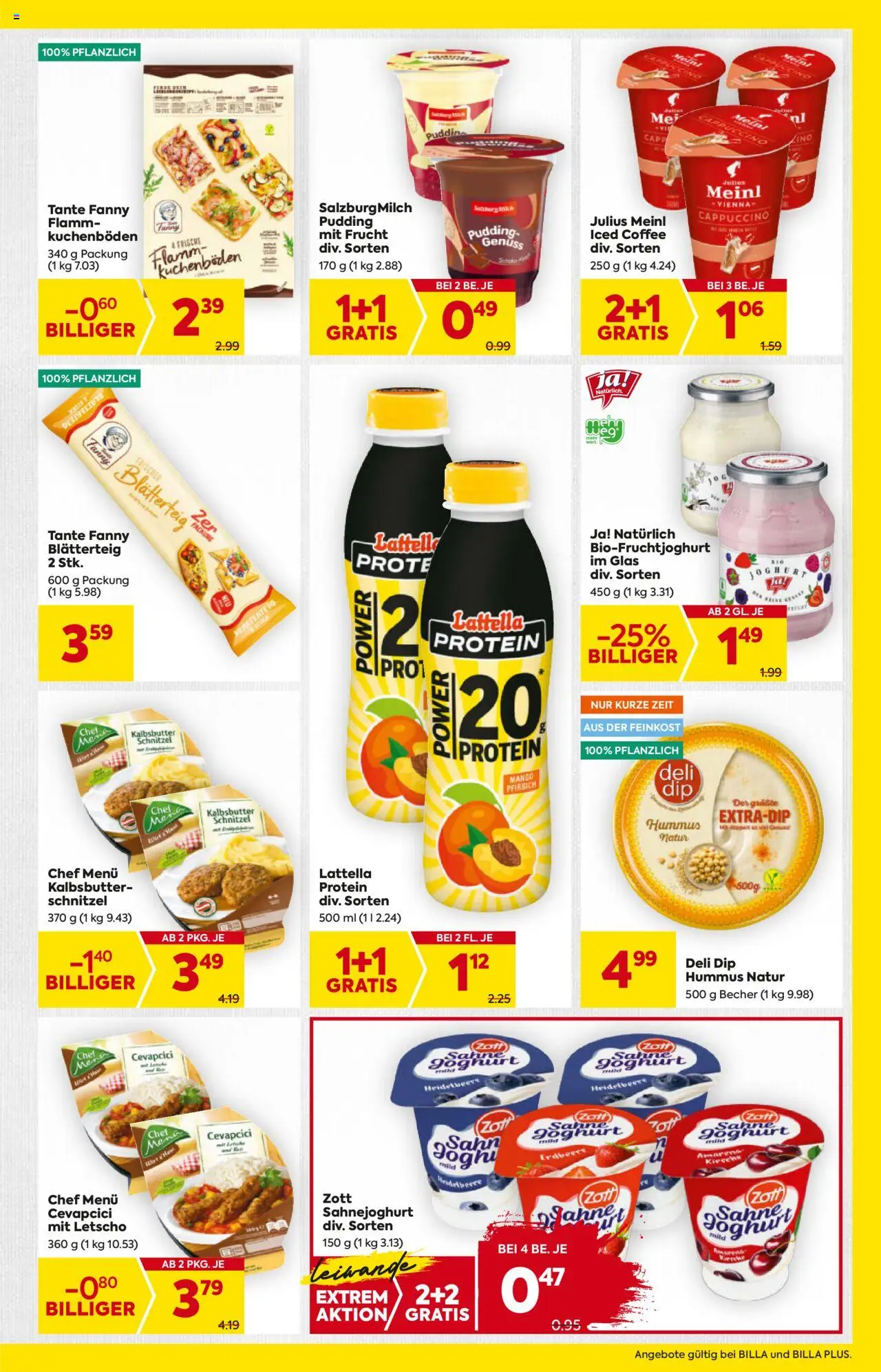 Billa Flugblatt - Burgenland gültig ab 04.09.2025 | Seite: 7 | Produkte: Sahne, Mango, Pfirsich, Joghurt
