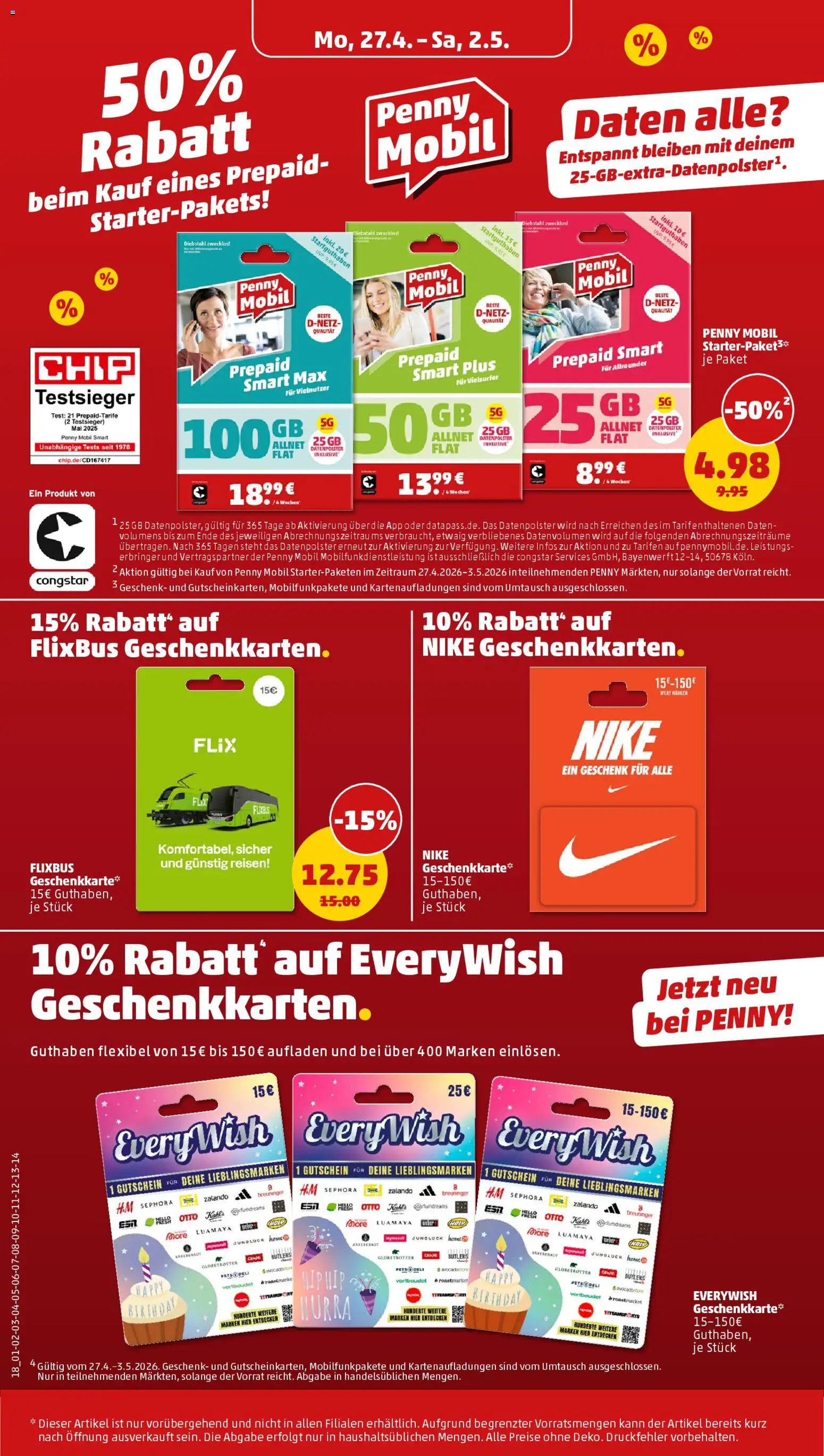 Penny Prospekt 	 – gültig ab 27.04.2026 | Seite: 22