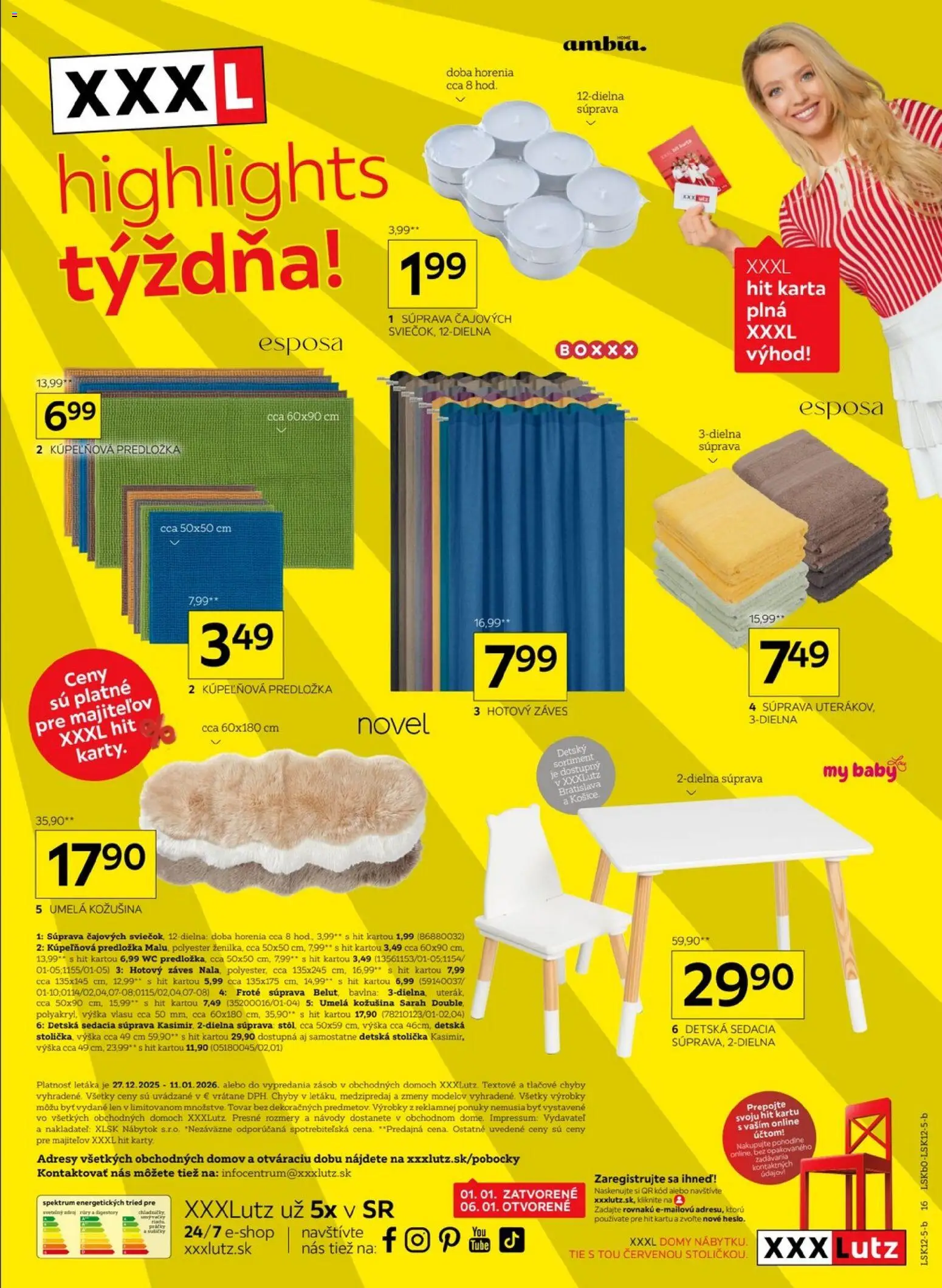 Nové XXXLutz akcie – leták je platný od 27.12.2025 | Strana: 17 | Produkty: Nábytok, Sedacia súprava, Detská stolička