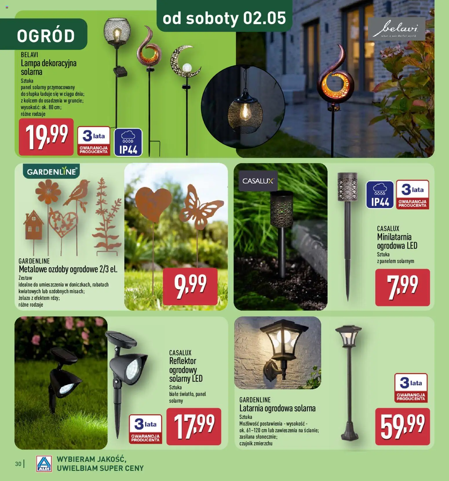 Aldi Polsko katalog od 25.02.2026 | Strana: 30 | Produkty: Reflektor, Lampa, LED