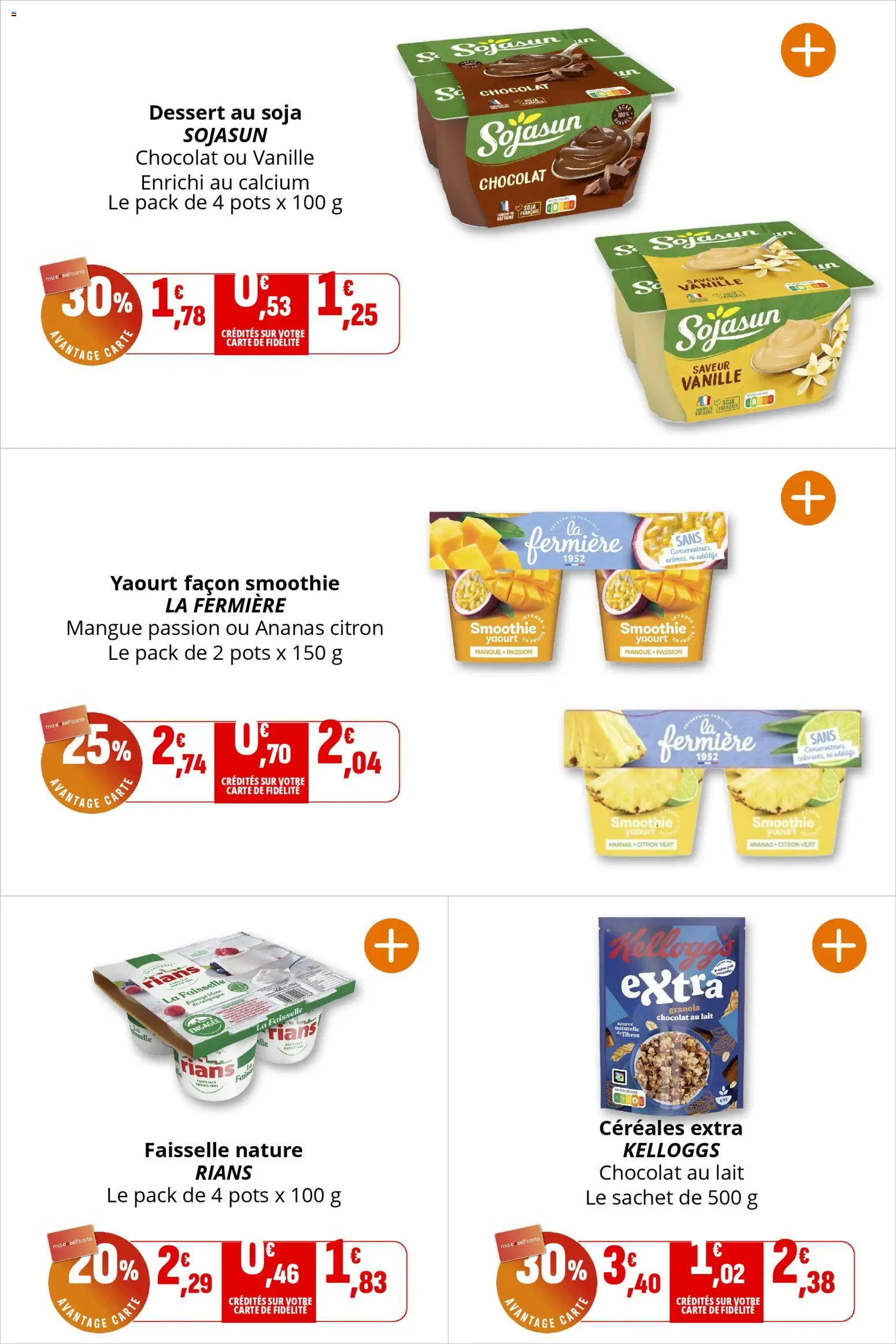 {H1} | Page: 15 | Produits: Citron, Chocolat dessert, Lait, Ananas