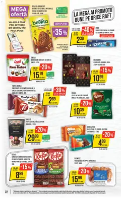 Ofertele Mega Image valabile de la 18.12.2025 | Pagină: 22 | Produse: Napolitane, Lichior, Rom, Cacao