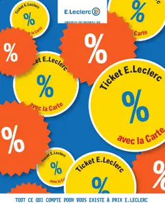 E.Leclerc - Prévisualisation de E.Leclerc - Carte traiteur permanente - mixte valide à partir de 01.01.2026