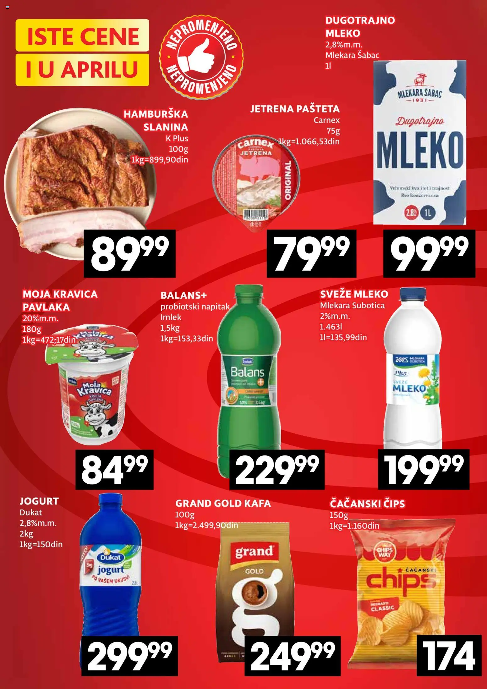 Roda katalog - važi od 02.04.2026 | Strana: 2 | Proizvode: Moja kravica, Mleko, Kafa, Pašteta