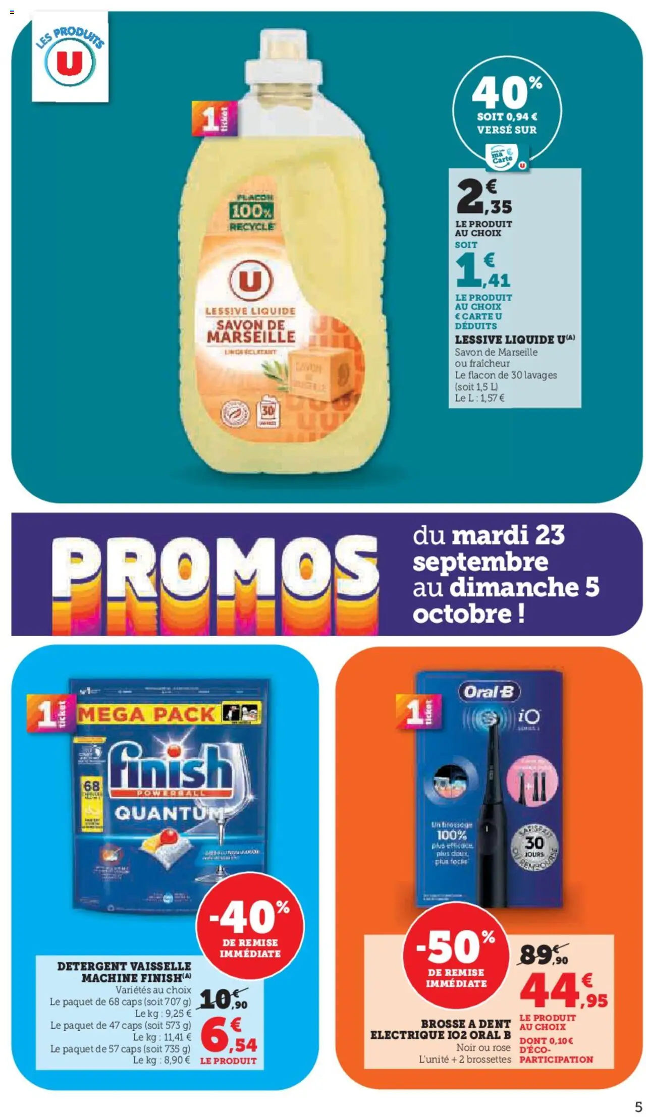  | Page: 5 | Produits: Brosse, Savon, Lessive Liquide, Détergent