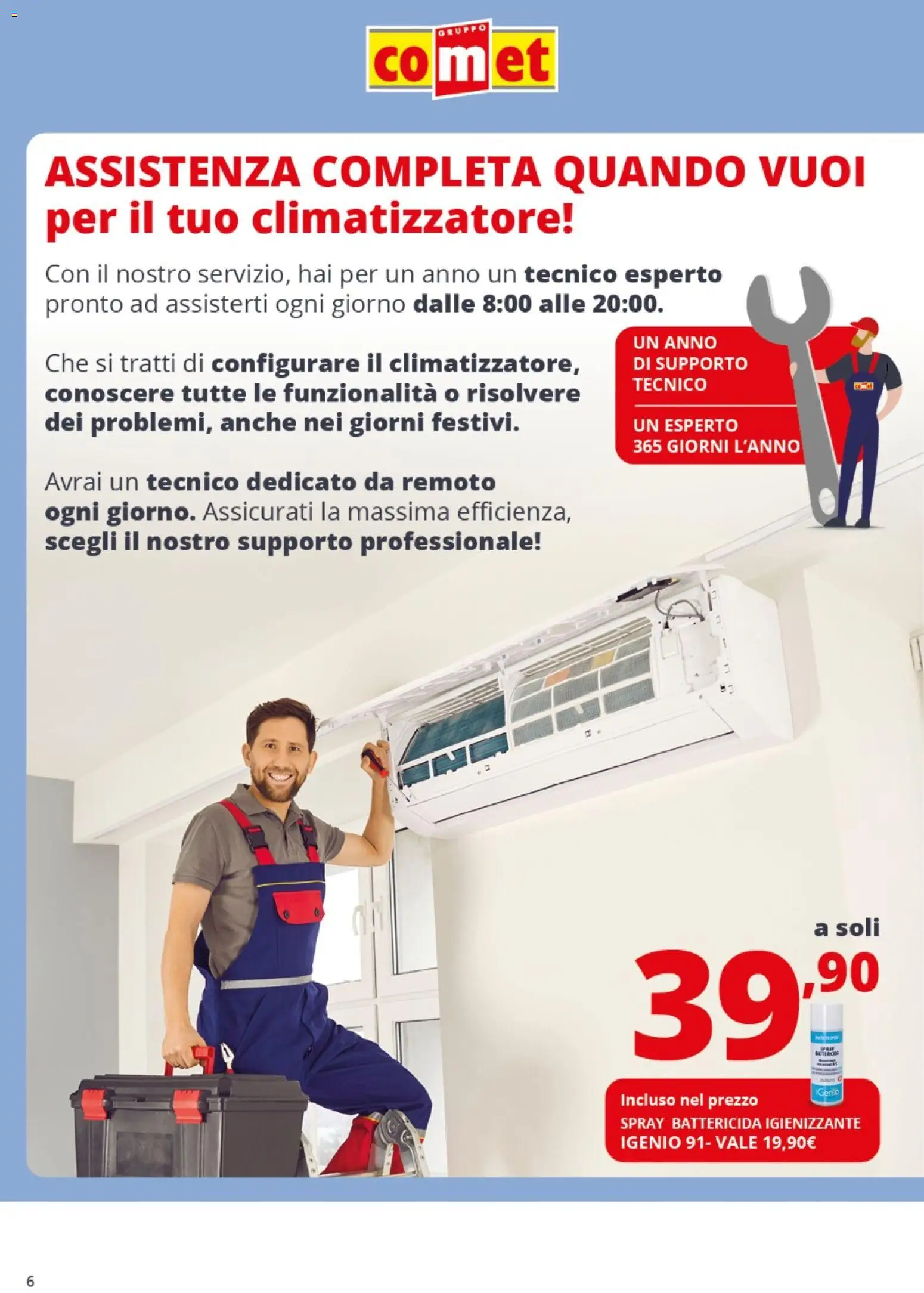 Volantino Comet del 20.03.2026 | Pagina: 6 | Prodotti: Climatizzatore