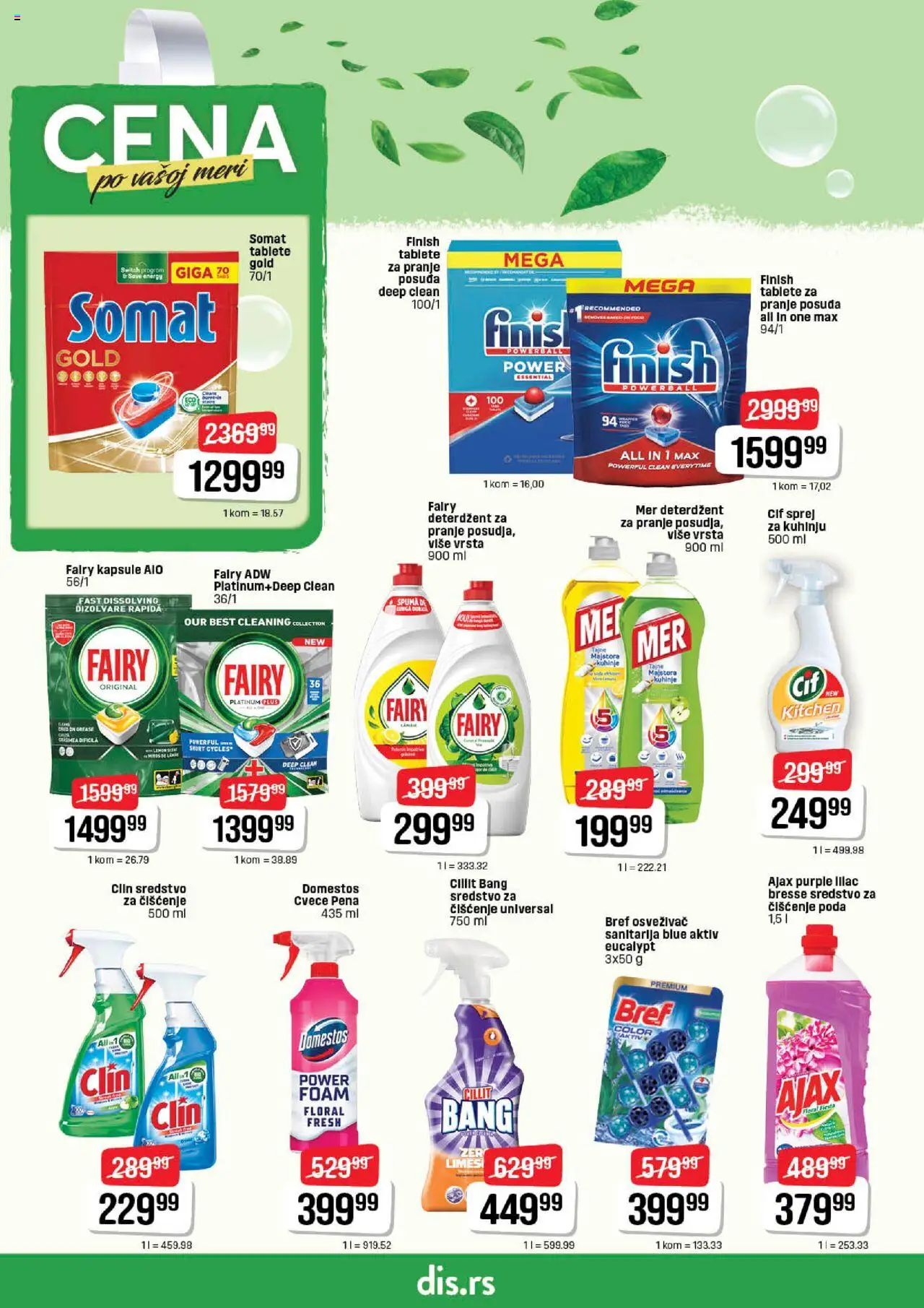 DIS katalog - važi od 19.06.2025 | Strana: 24 | Proizvode: Bref, Somat, Kapsule, Finish
