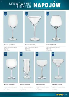 Pogląd oferty "Makro Gazetka - Katalog produktów dla profesjonalnej Gastronomii" - ważna od 24.02.2025 | Strona: 23 | Produkty: Martini, Gin, Aperol