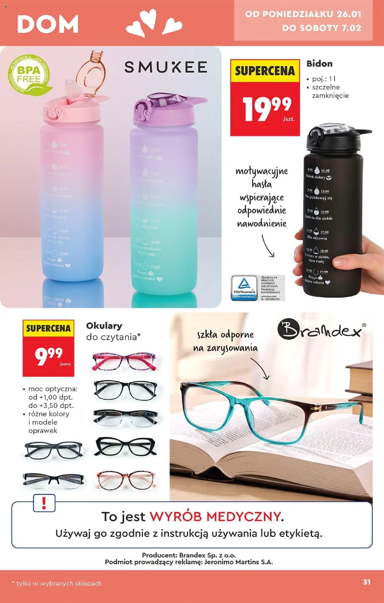 Biedronka gazetka - Hity i inspiracje od 24.01.2026 | Strona: 33 | Produkty: Okulary