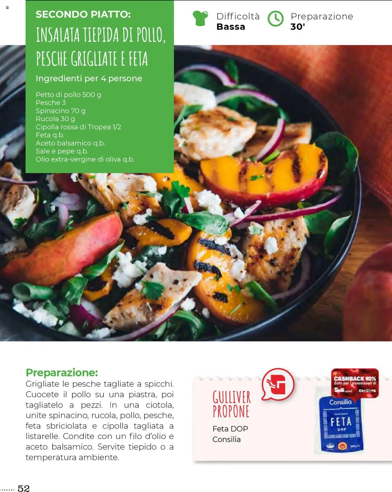 Volantino Gulliver del 01.09.2025 | Pagina: 52 | Prodotti: Rucola, Sale, Olio, Piatto
