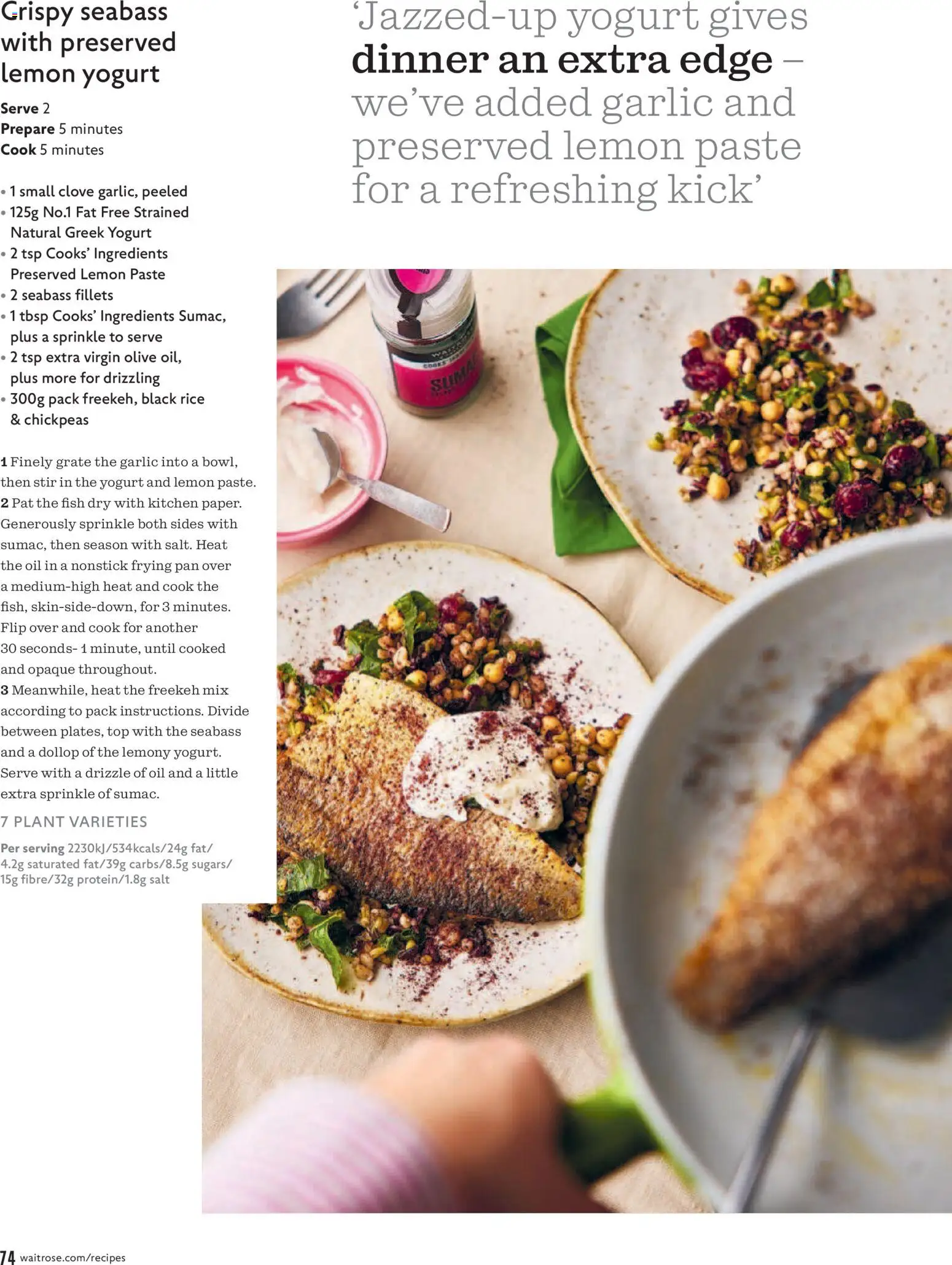 {H1} | Page: 74 | Products: Garlic, Kitchen, Fish, Lemon