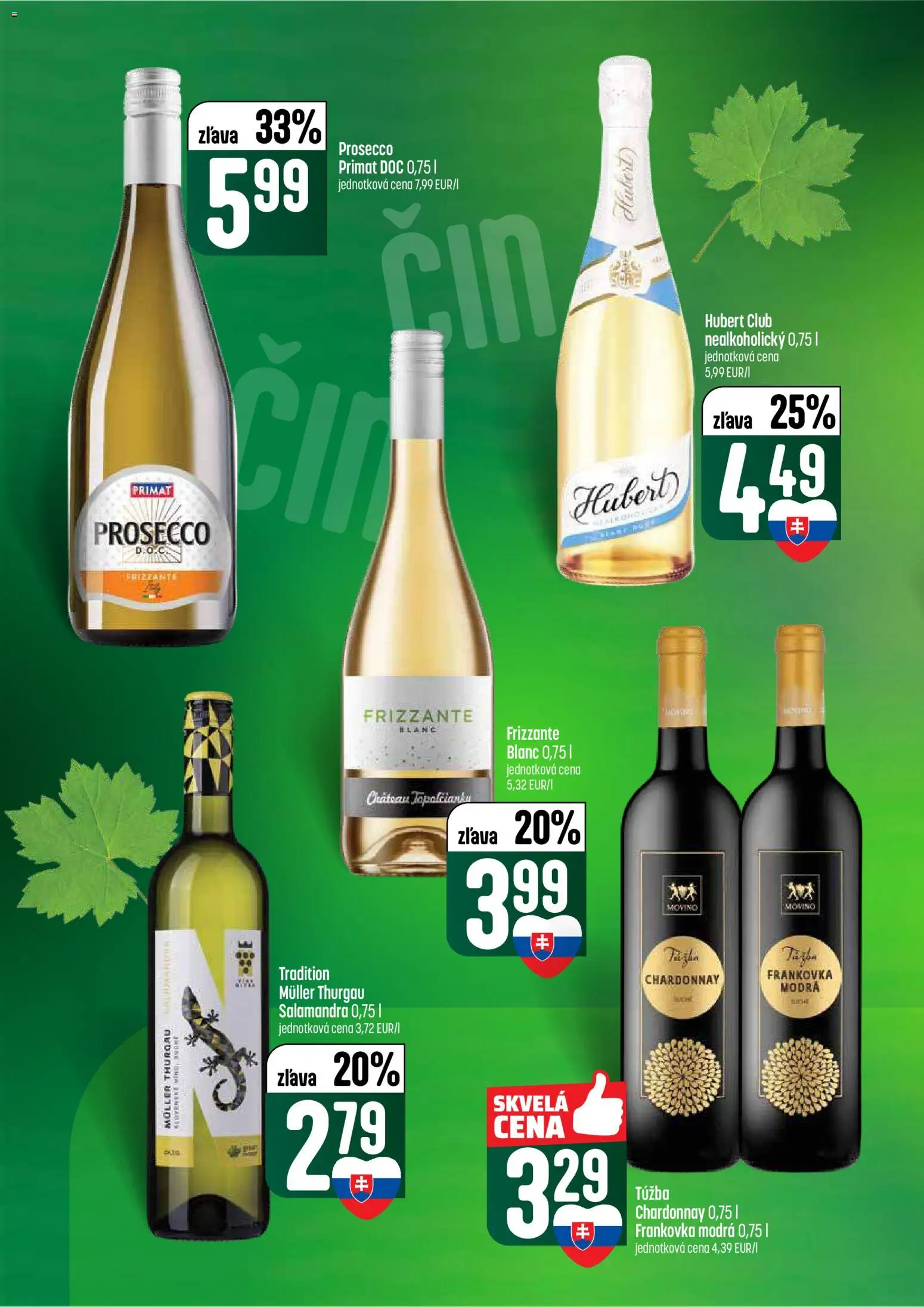 Nové COOP Jednota akcie – leták je platný od 09.04.2026 | Strana: 50 | Produkty: Prosecco