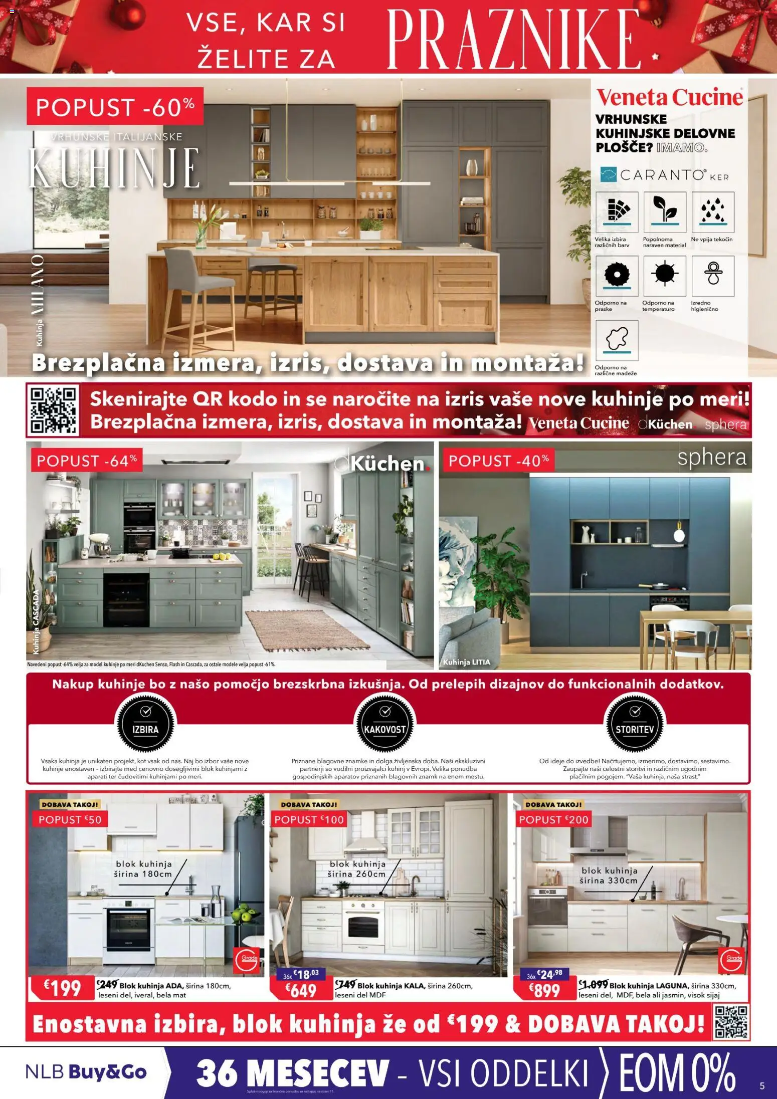 Novi Harvey Norman katalog ponudbe – veljaven od 01.12.2025 | Stran: 5 | Izdelki: Kuhinja, Blok