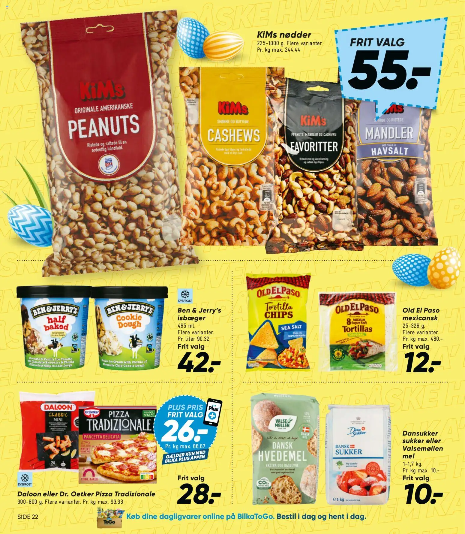 Bilka tilbudsavis – gyldig fra 20.03.2026 | Side: 29 | Produkter: Pizza, Hvedemel, Peanuts, Sukker