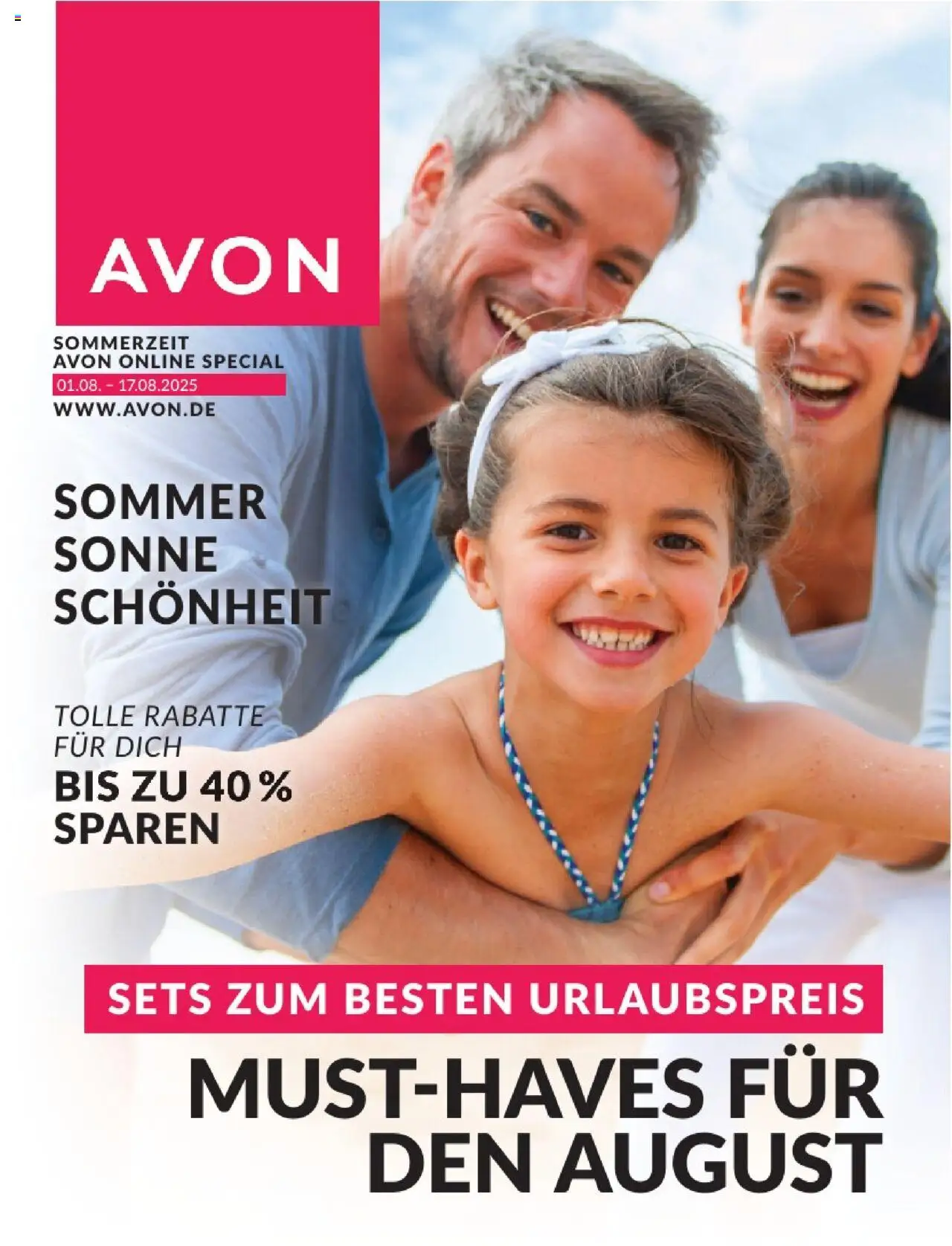 AVON Broschüre Sommer-Sets - gültig ab dem 01.08.2025 | Seite: 1