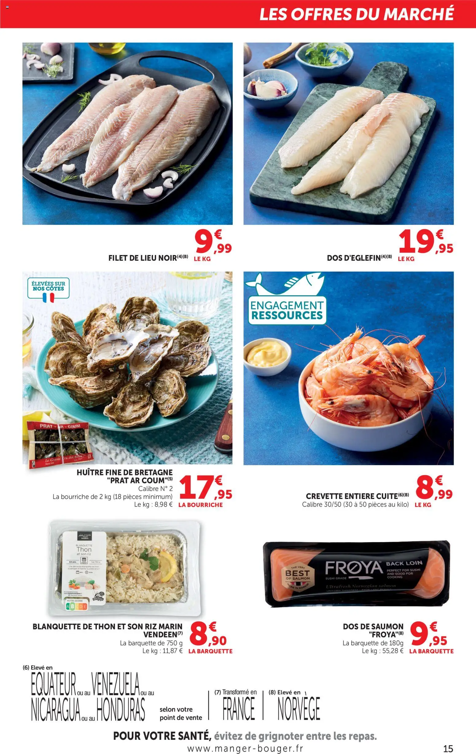 {H1} | Page: 15 | Produits: Sushi, Thon, Riz, Thé