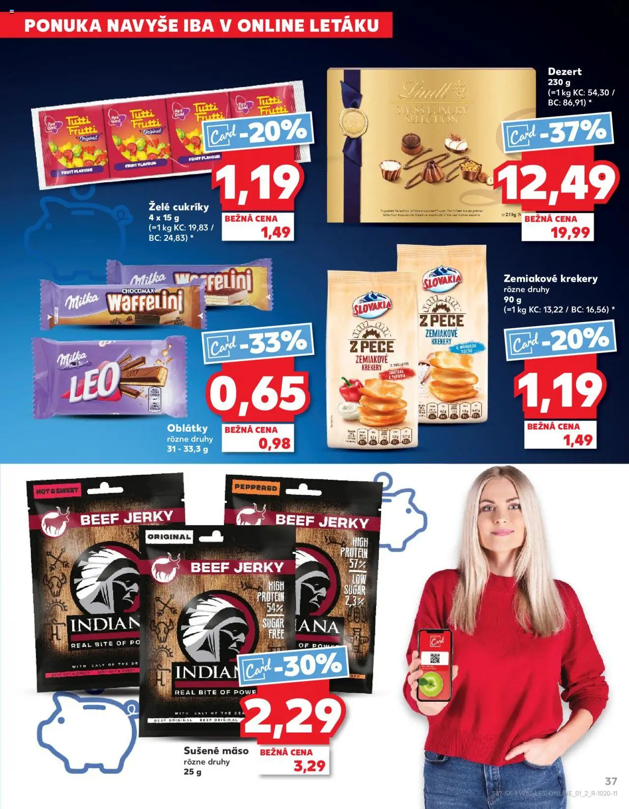 Kaufland SK akciós ujság - amely érvényes a következő dátumtól: 14.08.2025 | Oldal: 37 | Termékek: Protein