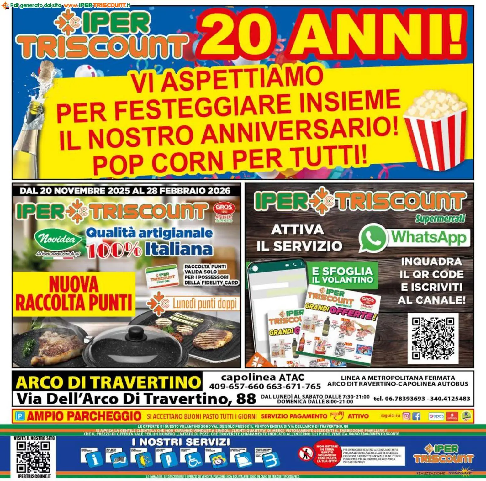 Volantino Ipertriscount del 18.11.2025 | Pagina: 20 | Prodotti: Pop corn, Terra