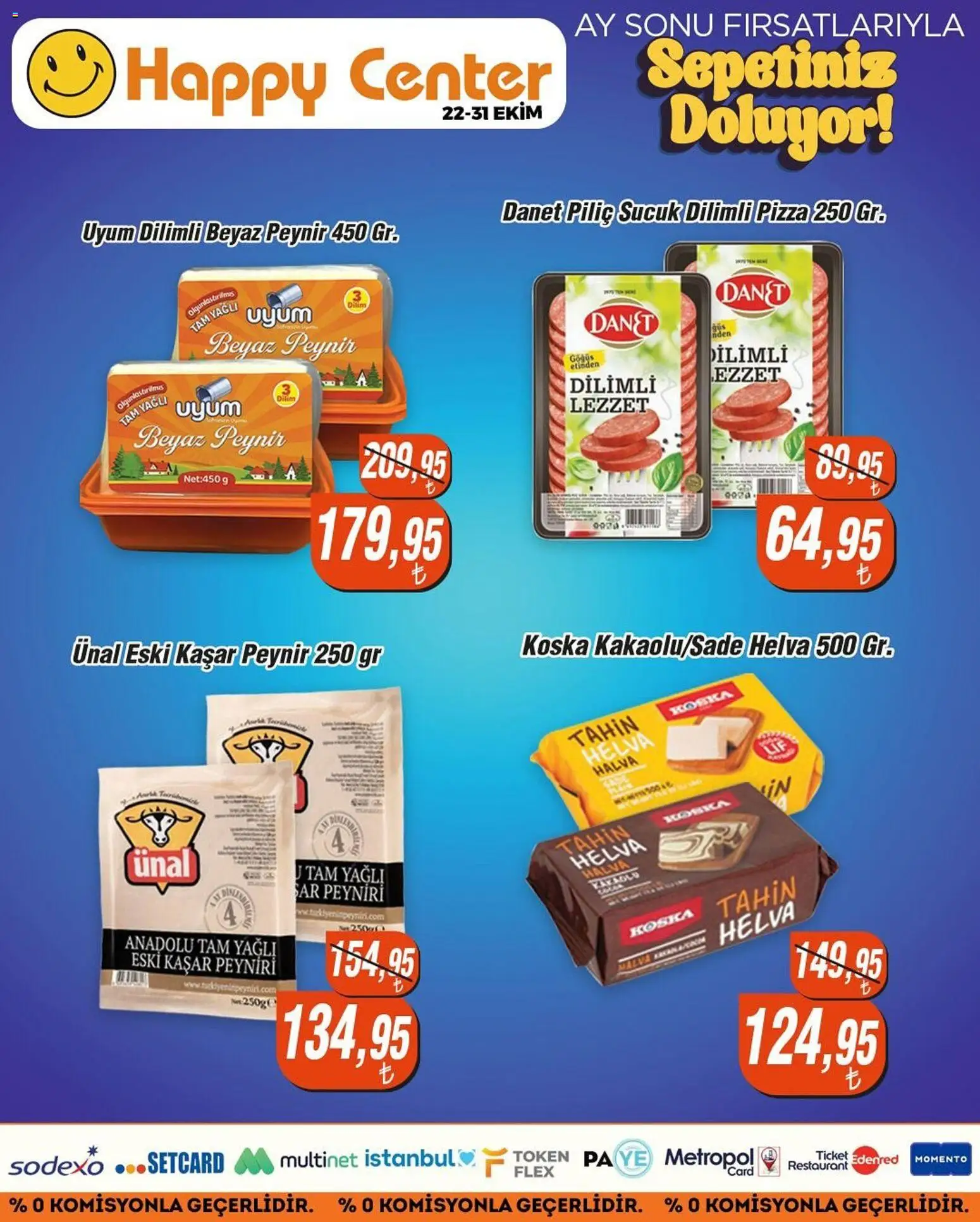 Happy Center Katalog - 22.10.2025 tarihinden itibaren geçerlidir | Sayfa: 8 | Ürünler: Peynir, Pizza, Piliç, Sucuk