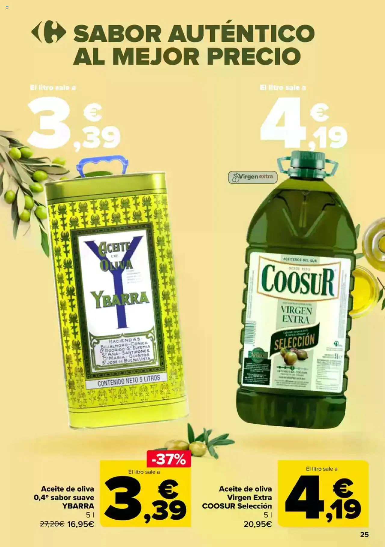 Carrefour folleto │ válido desde el 09.06.2025 | Página: 25 | Productos: Aceite, Aceite de oliva, Aceite de oliva virgen extra