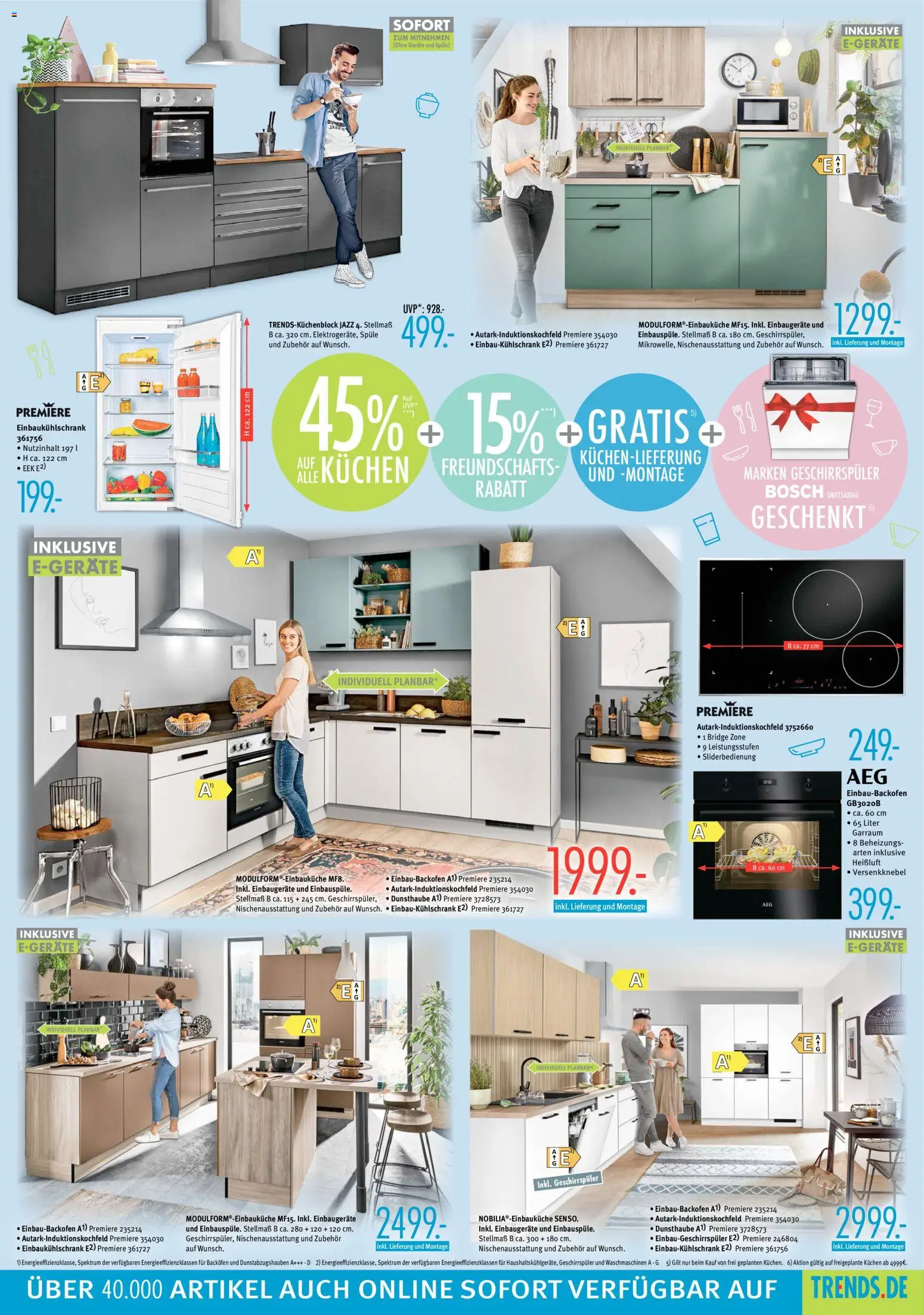 Trends Prospekt 	 – gültig ab 15.11.2025 | Seite: 7 | Produkte: Bosch, Geschirrspüler, Backofen, Kuchen