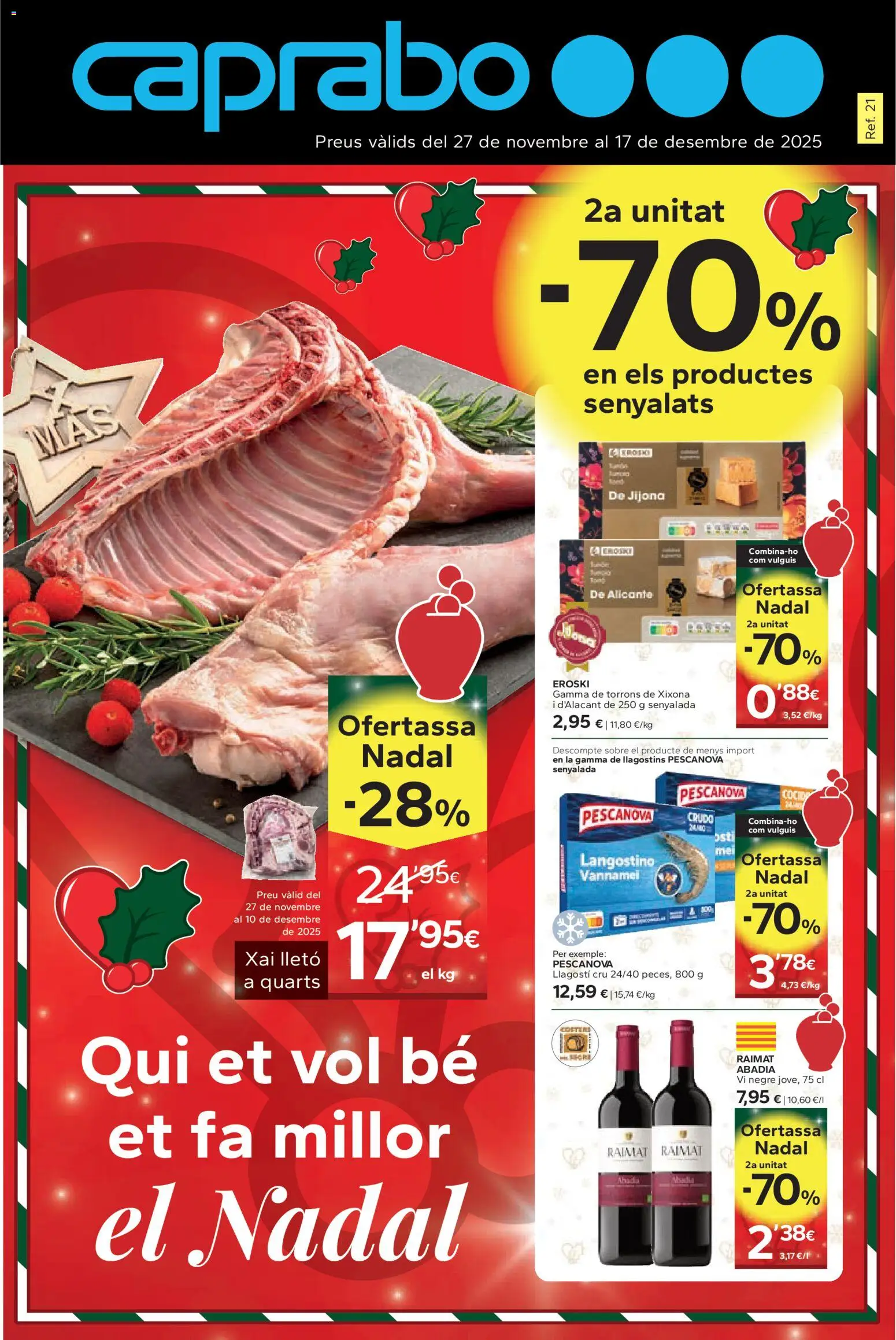 Caprabo Black Friday │ válido desde el 27.11.2025 | Página: 1 | Productos: Langostino