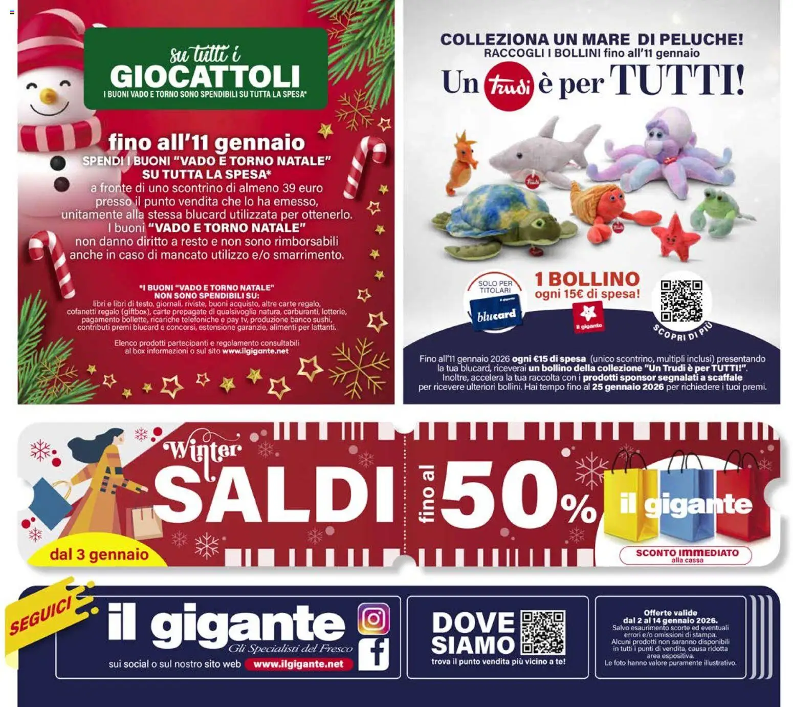 Volantino Il Gigante del 02.01.2026 | Pagina: 48 | Prodotti: Peluche, Tè, Scaffale