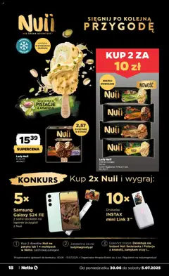Netto gazetka - Spożywcza od 30.06.2025 | Strona: 18 | Produkty: Mango, Drukarka, Lody