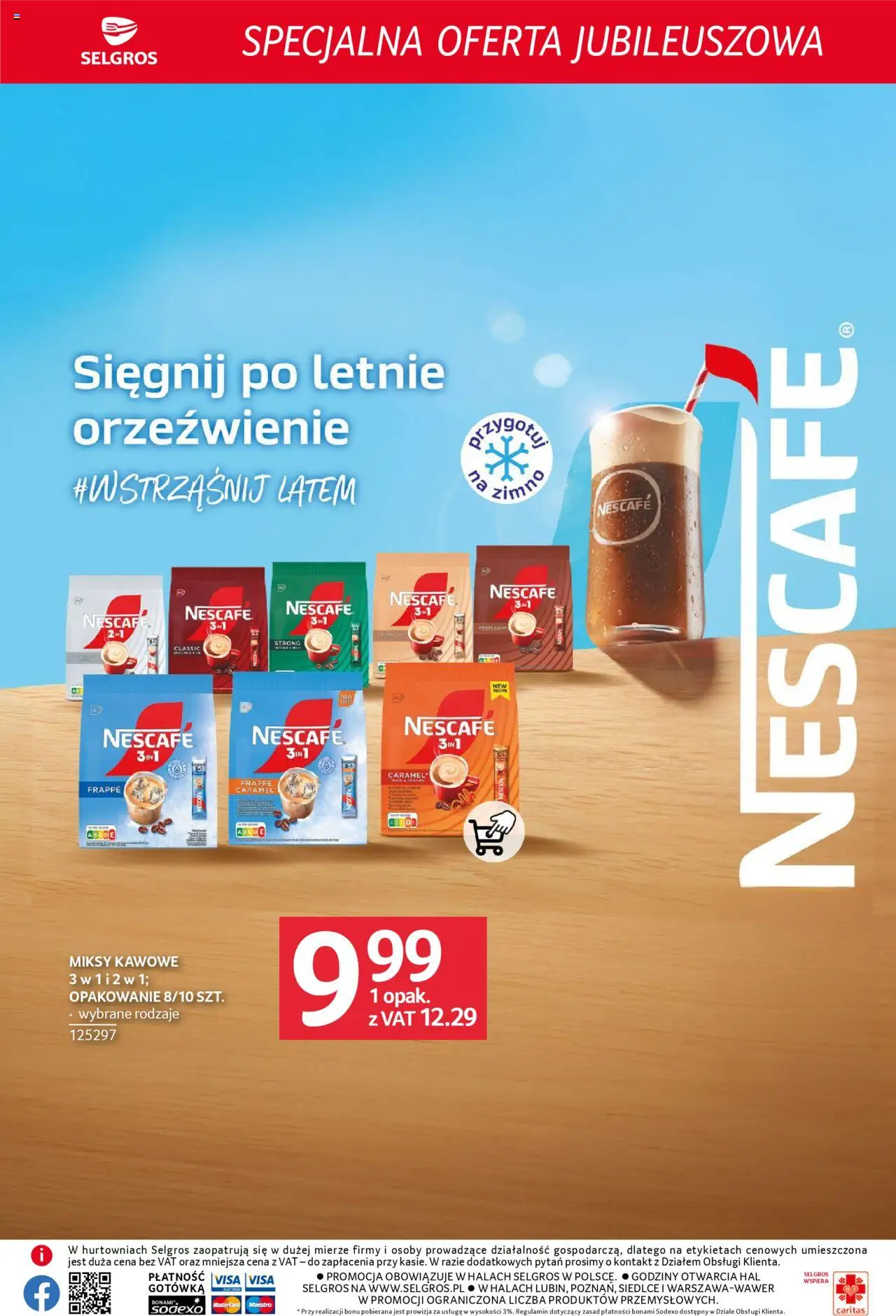 Selgros cash&carry Gazetka - Specjalna oferta jubileuszowa od 31.07.2025 | Strona: 6 | Produkty: Nescafe