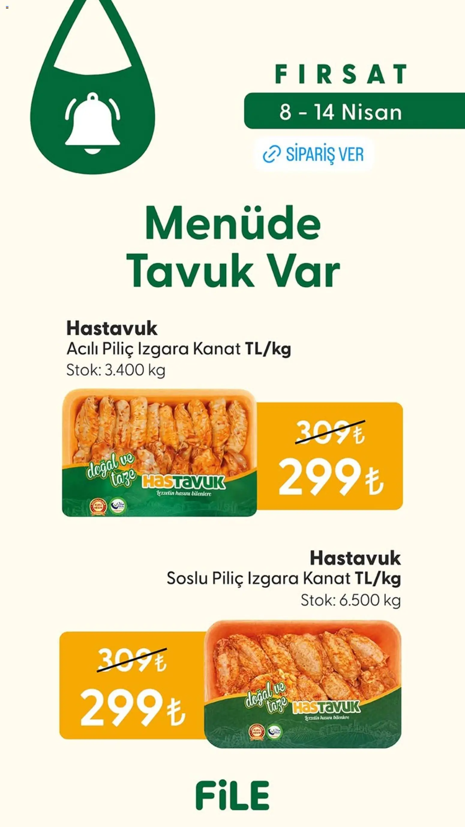 File Market İndirim - 08.04.2026 tarihinden itibaren geçerlidir | Sayfa: 2 | Ürünler: Piliç, Izgara