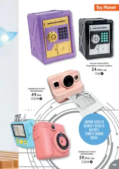 Vista previa Toy Planet - Catálogo Juguetes Navidad válido desde el 03.11.2025 | Página: 343 | Productos: Cámara, Caja