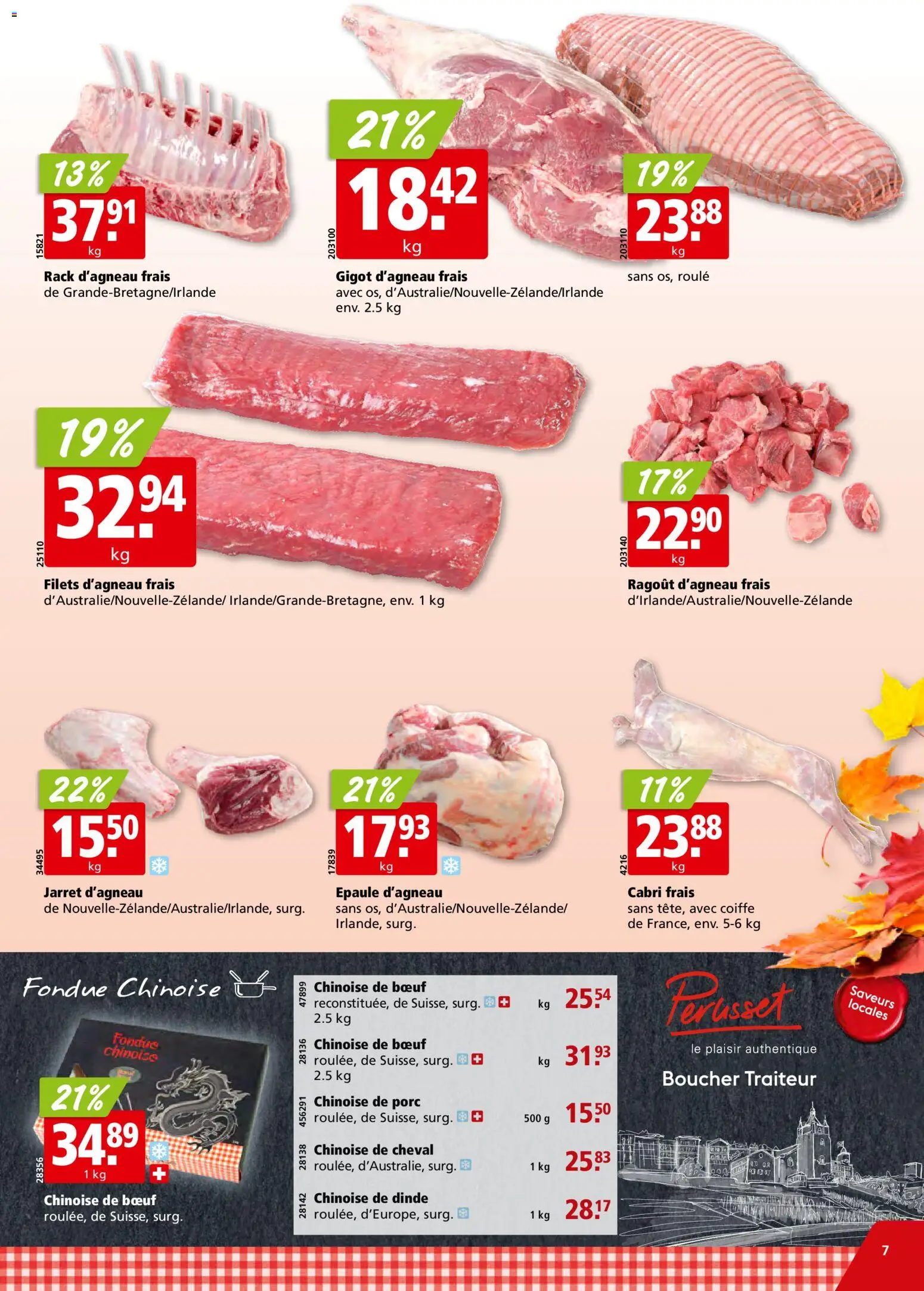 Aligro Aktionen Chavannes, Matran, Genève, Sion – gültig ab 24.11.2025 | Seite: 7 | Produkte: Fondue