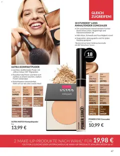 AVON Katalog Februar 2026 ab 01.02.2026 gültig | Seite: 67 | Produkte: Concealer, Puder, Finish