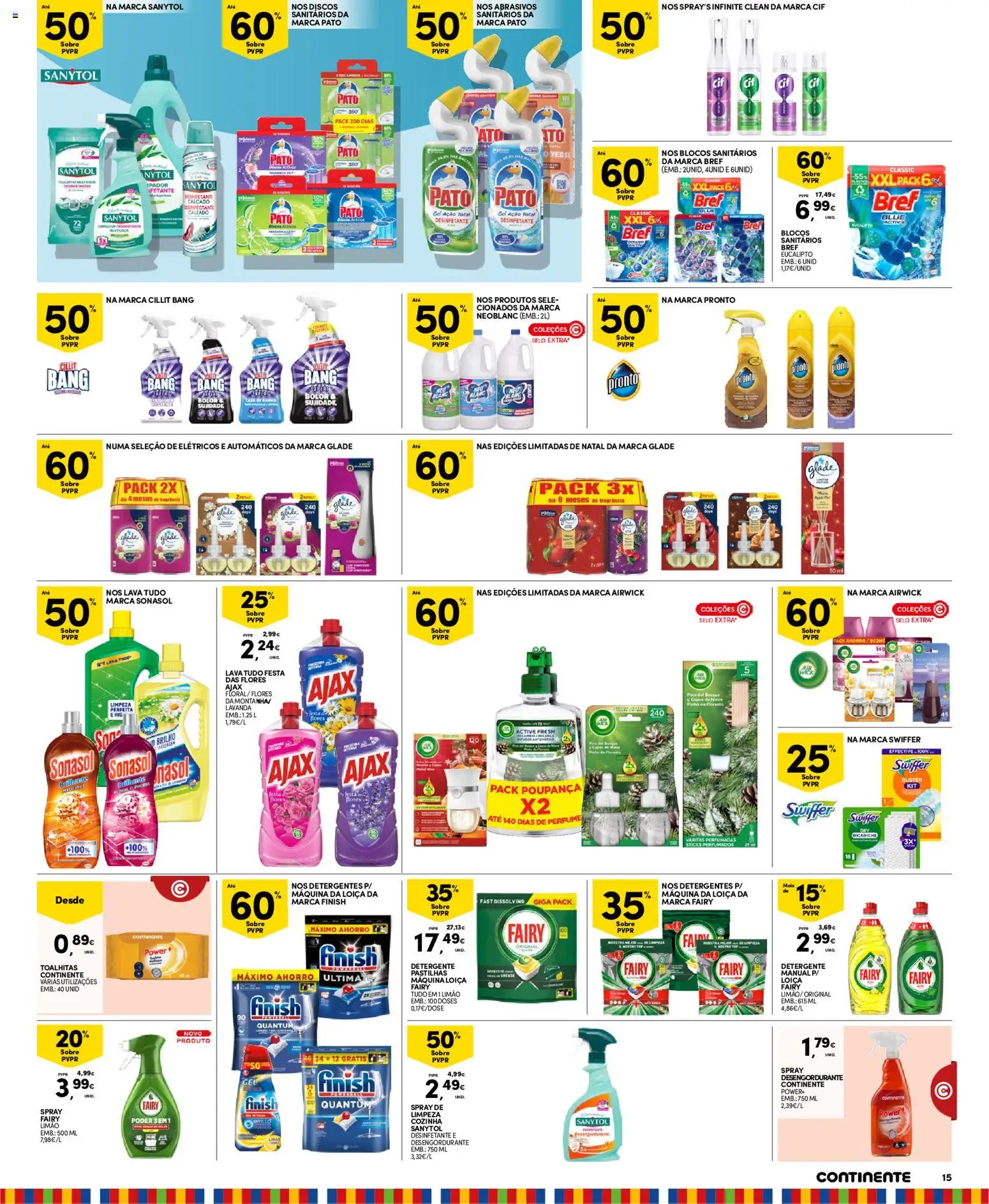 Continente - Madeira │ válido de 16.12.2025 | Página: 15 | Produtos: Copos, Flores, Perfume, Detergente