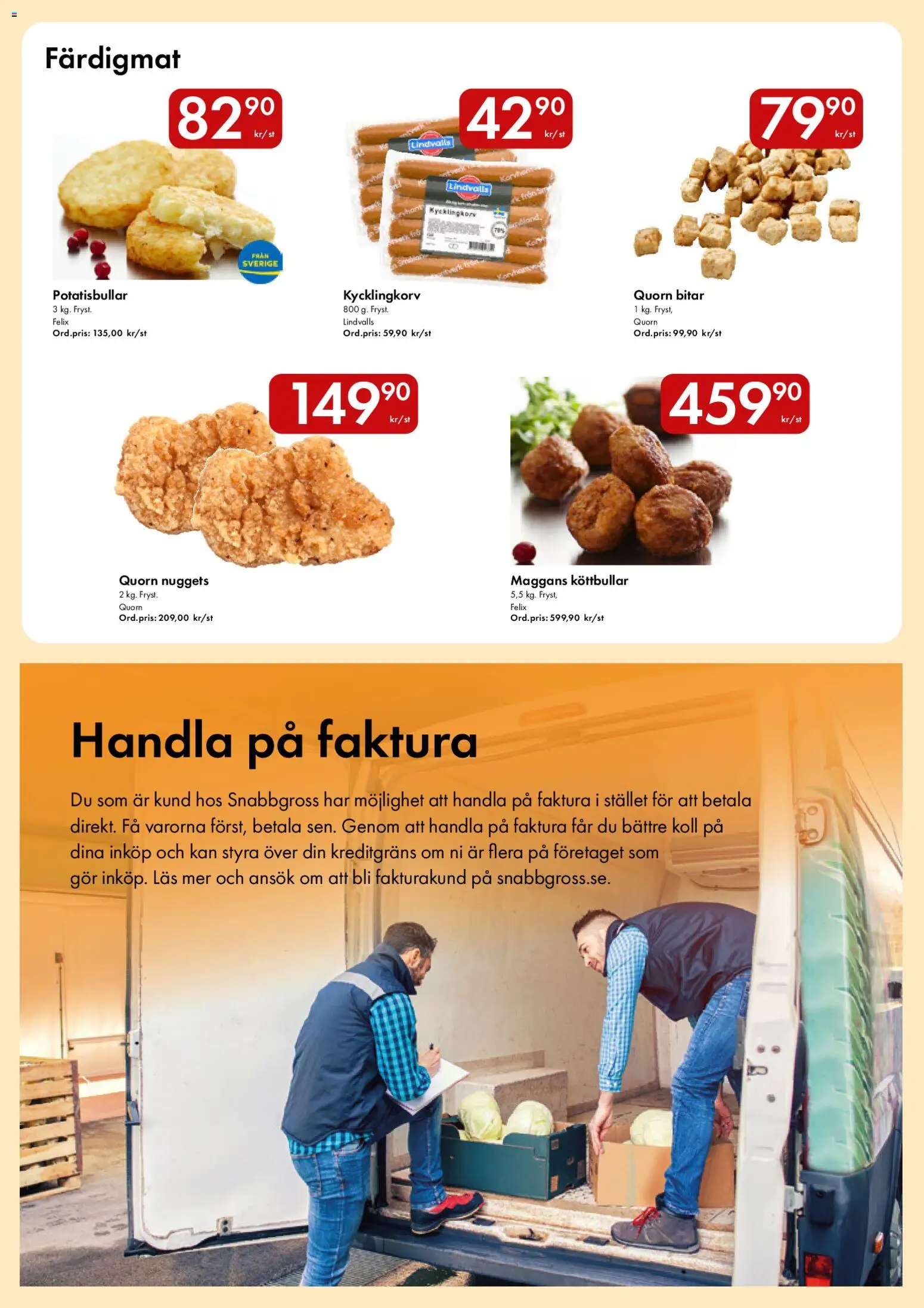Hypermarkety reklamblad aktuell från 23.03.2026 | Sida: 5 | Produkter: Köttbullar, Potatisbullar